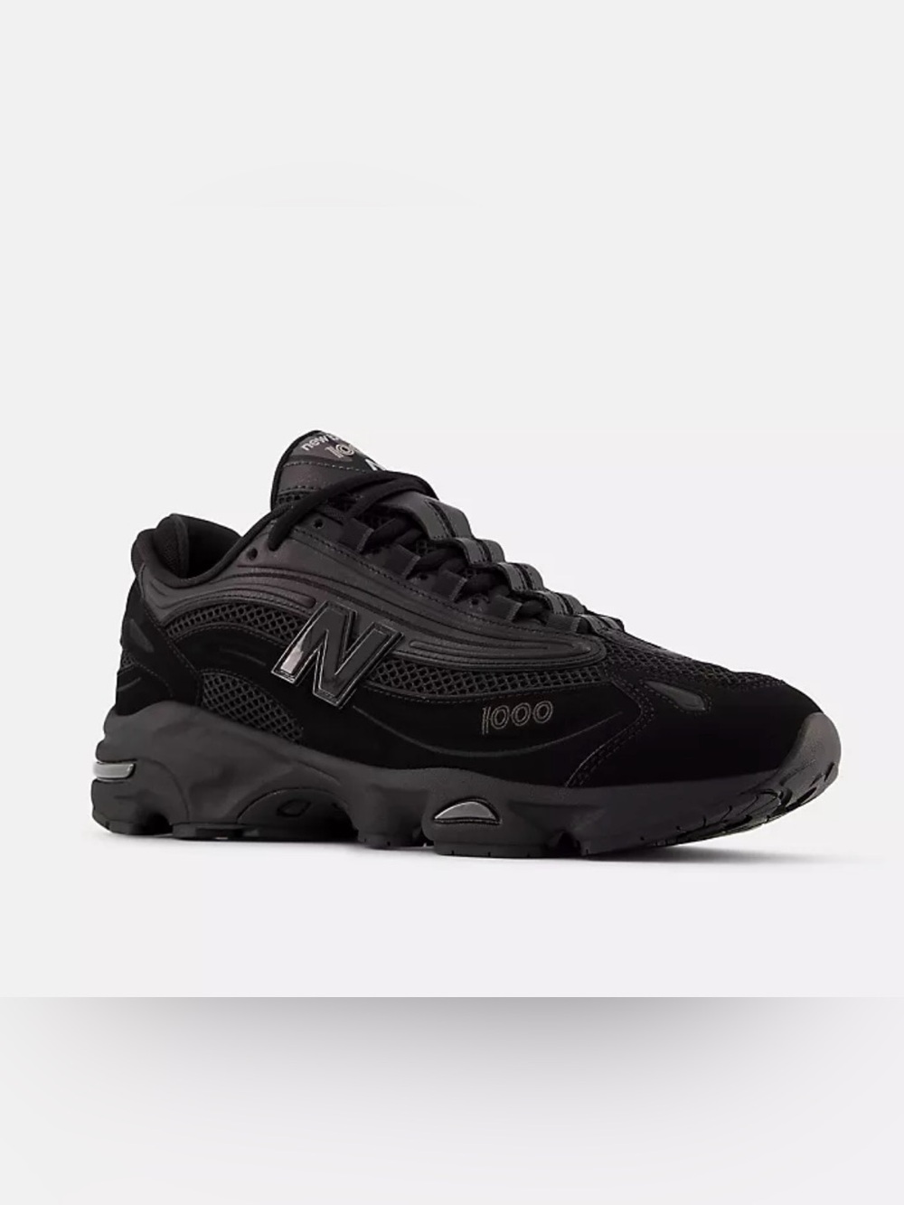 New Balance Men's 1000 All-Black Athletic Sneaker